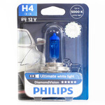 Лампа PHILIPS Diamond Vision - H4-55 Вт-5000К, 1 шт.