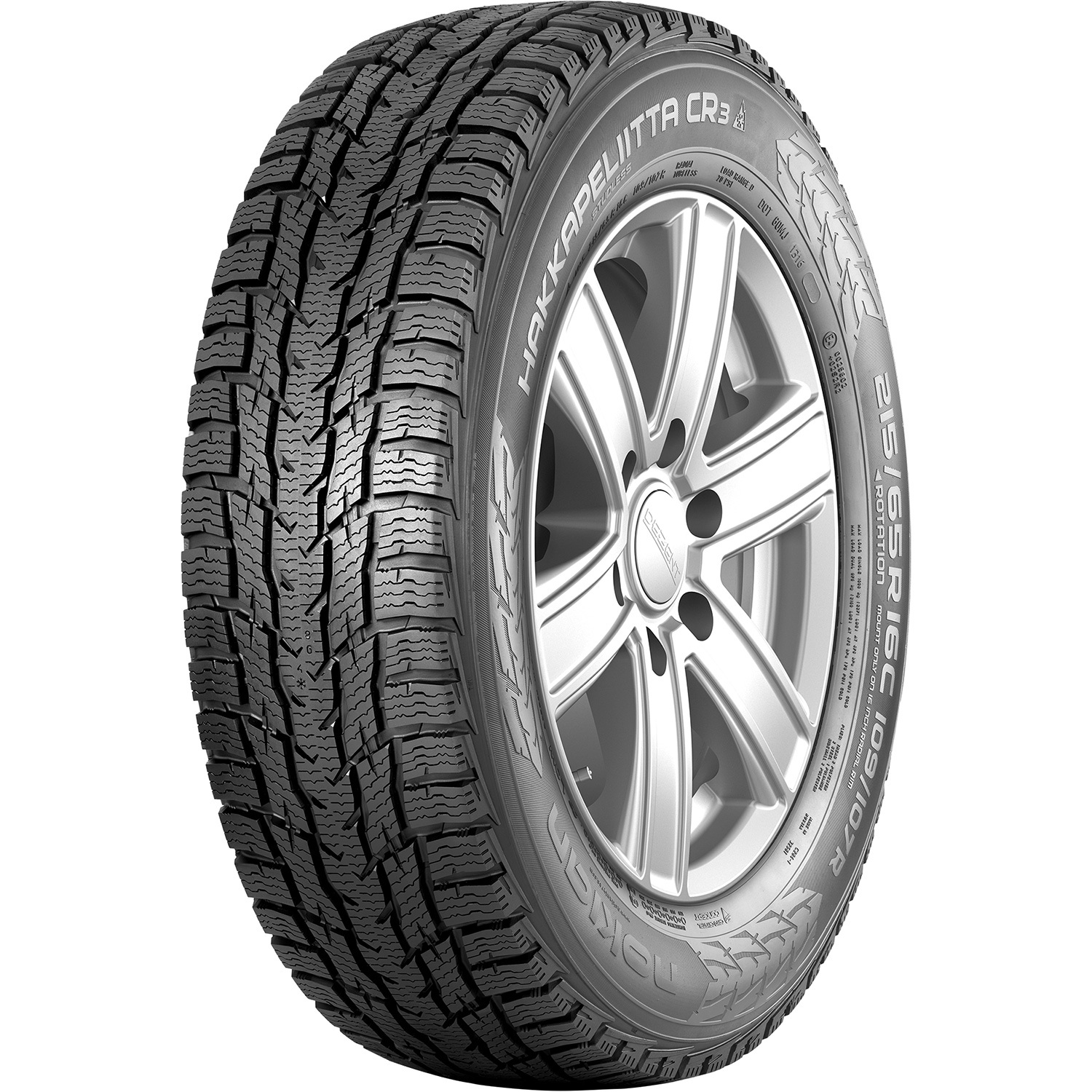 цена Автомобильная шина Nokian Tyres Hakkapeliitta CR3 205/65 R16C 107R Без шипов