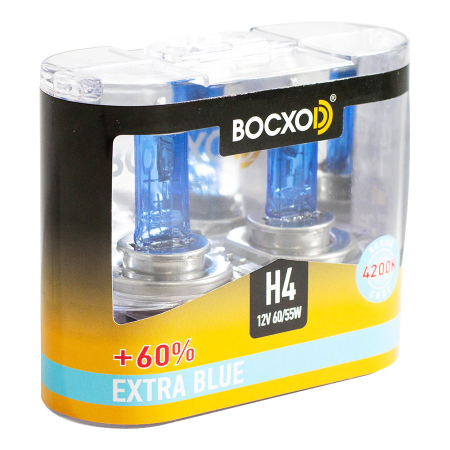 Автолампа BocxoD Лампа BocxoD Extra Blue - H4-55 Вт, 2 шт.