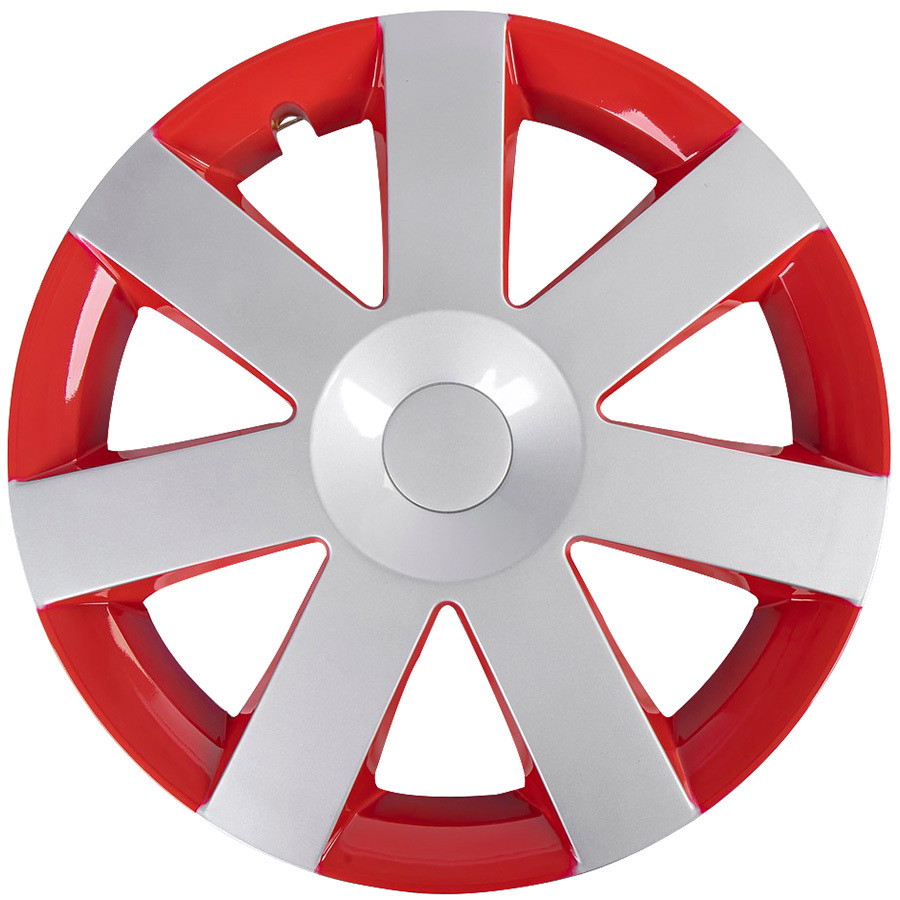 ARNEZI Колпаки колесные Arnezi Andromeda 14" серебристо-красный 4шт