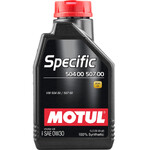 Моторное масло Motul Specific 504.00/507.00 0W-30, 1 л