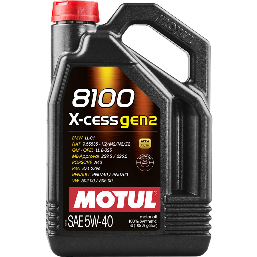 Motul Моторное масло Motul 8100 X-cess 5W-40, 4 л