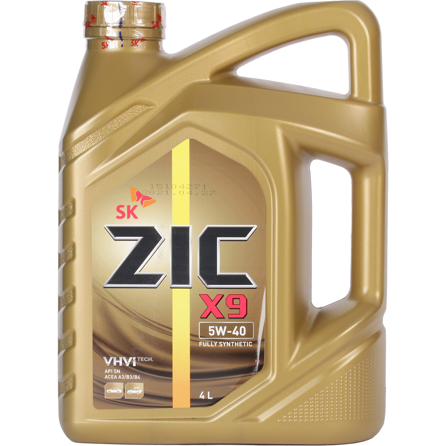 ZIC Моторное масло ZIC X9 5W-40, 4 л zic моторное масло zic top 5w 30 1 л