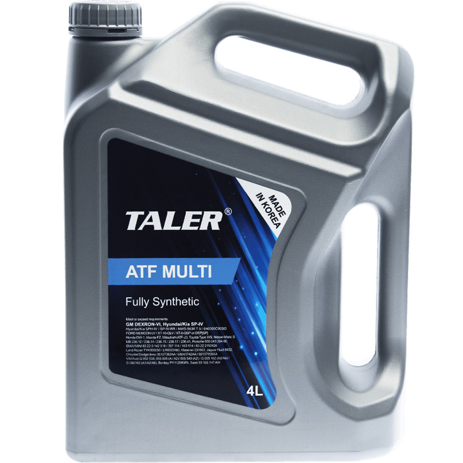 Трансмиссионное масло Taler ATF Multi ATF, 4 л