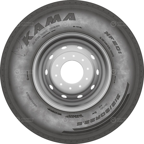 Грузовая шина Кама NF201 R19.5 245/70 136/134M TL   Рулевая в Калуге