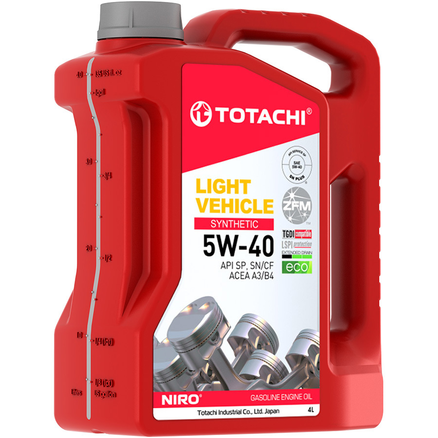 Моторное масло Totachi NIRO LV Synthetic 5W-40, 4 л