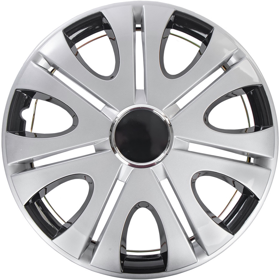 ARNEZI Колпаки колесные Arnezi Stars 14" серебристо-черный 4шт