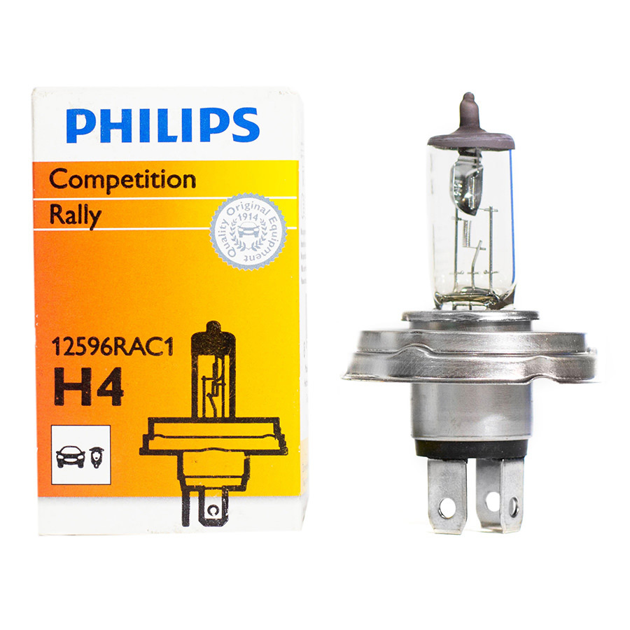 Автолампа PHILIPS Лампа PHILIPS Rally - H4-55 Вт-5800К, 1 шт.