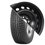 Колесо в сборе R14 Nokian Tyres 185/60 R 82 + Accuride