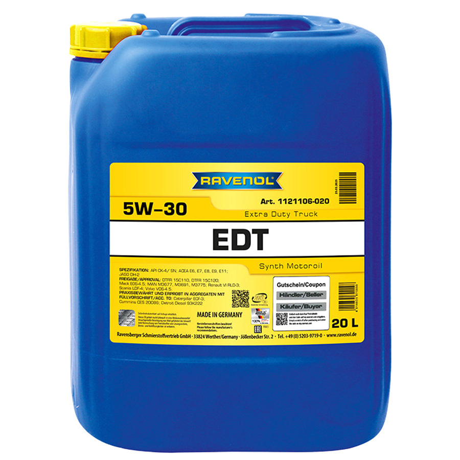 Масло моторное Ravenol EDT Extra Duty Truck 5W-30 20л