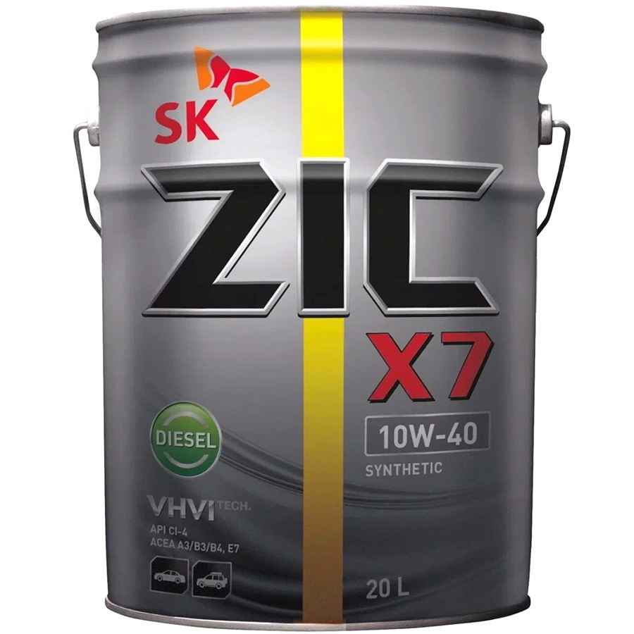 ZIC Моторное масло ZIC X7 Diesel 10W-40, 20 л