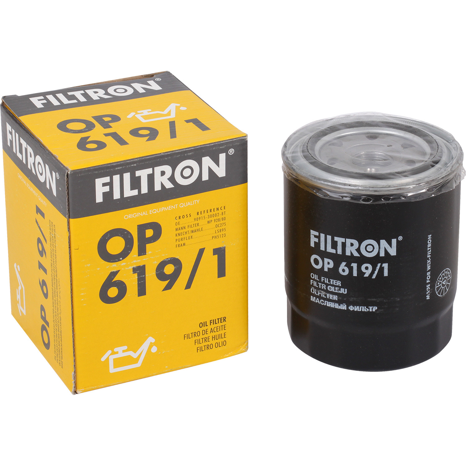 Фильтры Filtron Фильтр масляный Filtron OP6191 масляный фильтр filtron op 540 1