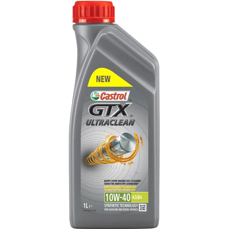 Моторное масло Castrol GTX 10W-40, 1 л