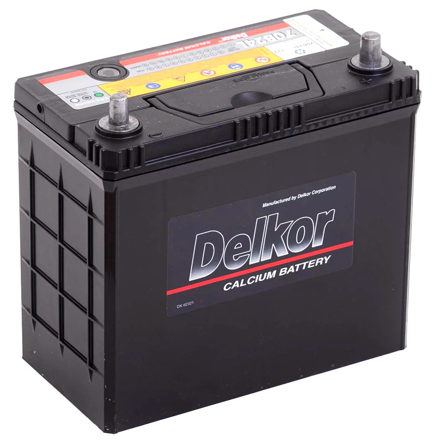 цена Delkor Автомобильный аккумулятор Delkor 55 Ач обратная полярность B24L