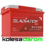 Автомобильный аккумулятор Gladiator 60 Ач обратная полярность L2