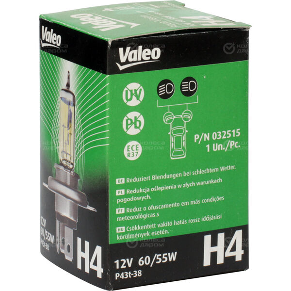 Лампа VALEO Aqua Vision - H4-60 Вт-3000К, 1 шт. в Пензе