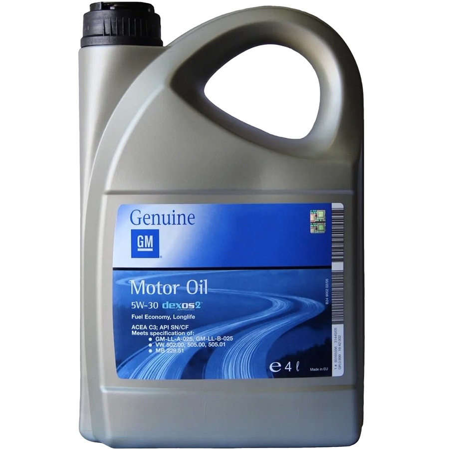 General Motors Моторное масло General Motors Dexos 2 5W-30, 4 л