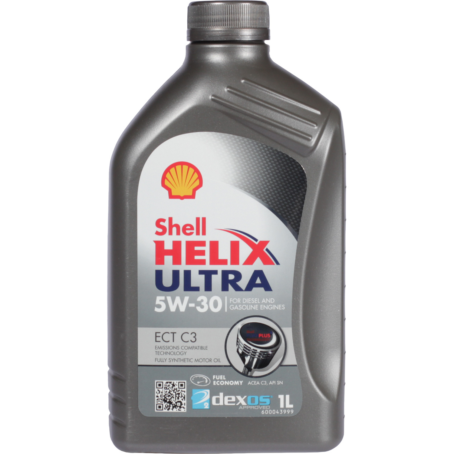 Shell Моторное масло Shell Helix Ultra ECT С3 5W-30, 1 л моторное масло shell helix hx8 ect 5w 30 4 л синтетическое