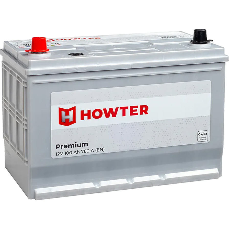 Howter Автомобильный аккумулятор Howter Premium Asia 100 Ач прямая полярность D23R
