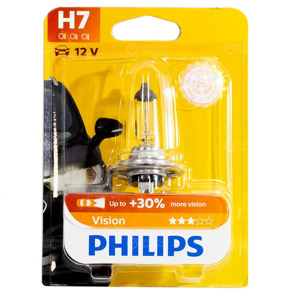 Лампа PHILIPS Vision Premium+30 - H7-55 Вт, 1 шт. в Сыктывкаре