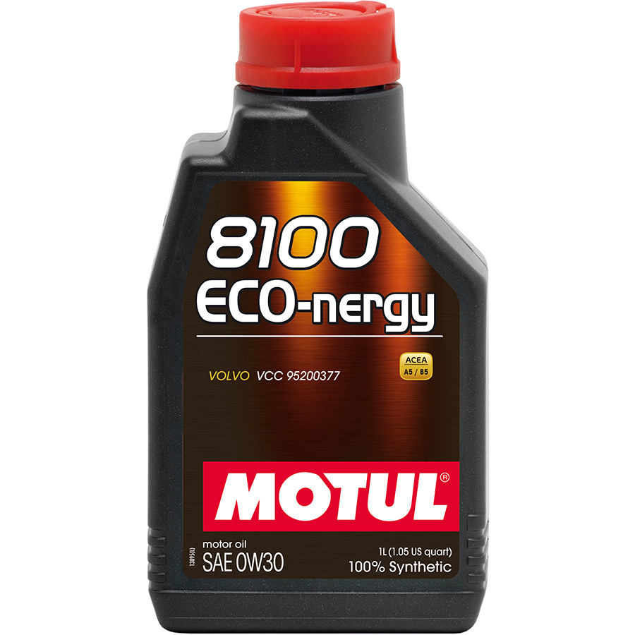 Моторное масло Motul 8100 Eco-nergy 0W-30, 1 л - фото 1