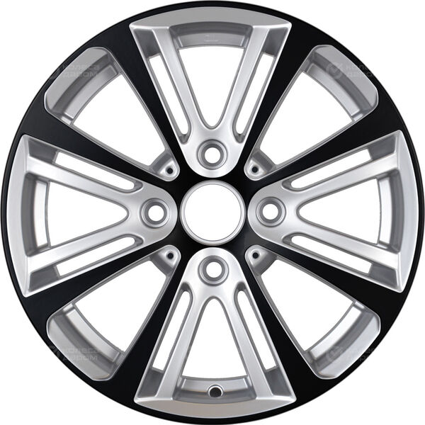 Колесный диск КиК Беринг  5.5xR14 4x100 ET43 DIA67.1 металлический цвет в сочетании с глубоким глянцево-черным в Буинске