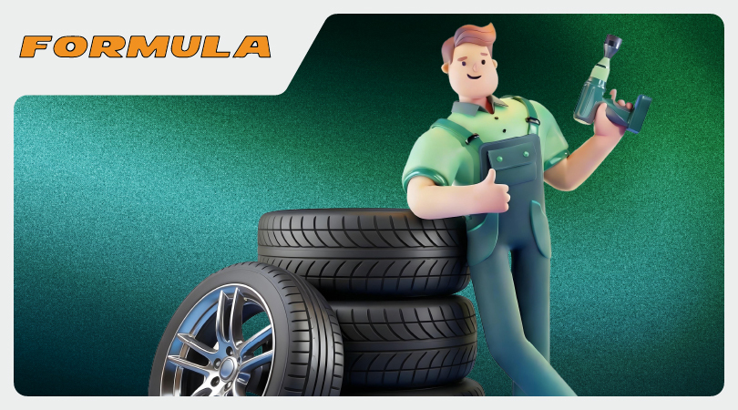 Бесплатный шиномонтаж при покупке комплекта шин Formula