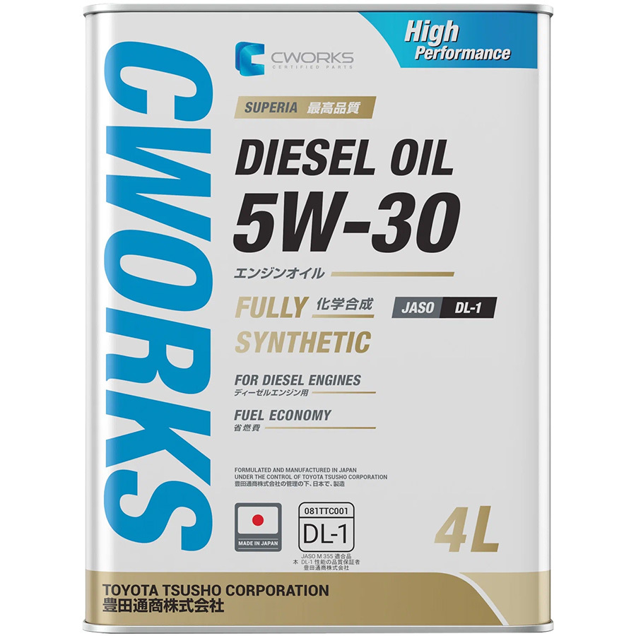 CWORKS Масло моторное Cworks Superia Diesel Oil 5W-30 4л