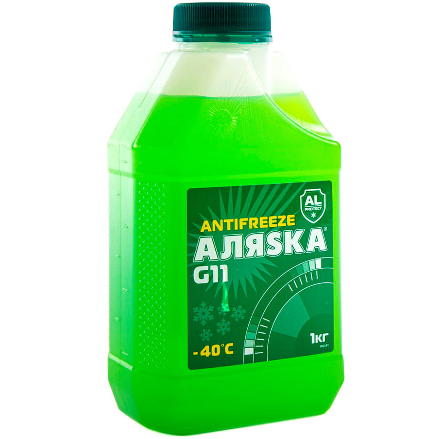 Аляска Антифриз Готовый Аляска G11 Зелёный 1 л.