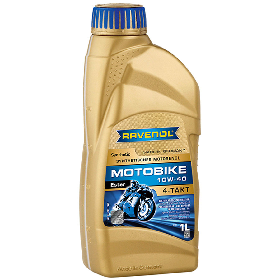 Масло 4-х тактное Ravenol Motobike 4-T Ester 10W-40 1л