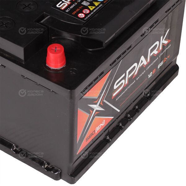Автомобильный аккумулятор Spark 66 Ач прямая полярность L3 в Сердобске