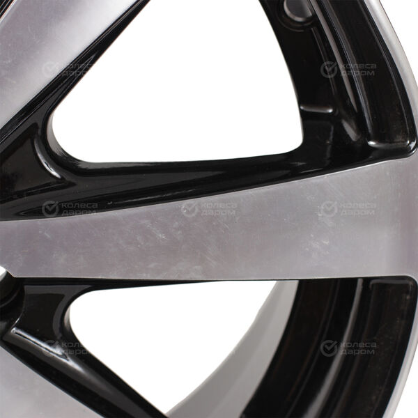 Колесный диск Tech Line 534  5.5xR15 4x100 ET45 DIA54.1 (уценка) глянцевый черный с полированной лицевой частью в Кувандыке