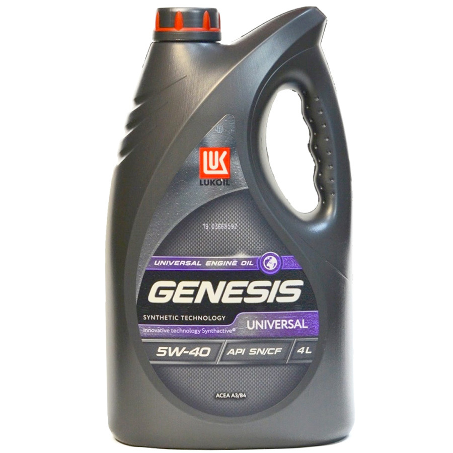Моторное масло Lukoil Genesis Universal 5W-40, 4 л - фото 1