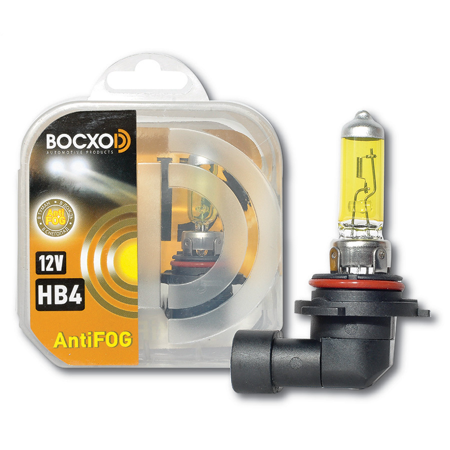Автолампа BocxoD Лампа BocxoD Antifog Yellow - HB4-51 Вт-3000К, 2 шт.