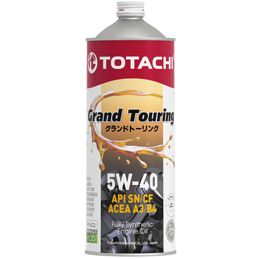 Моторное масло Totachi Grand Touring F-Synth SN 5W-40, 1 л