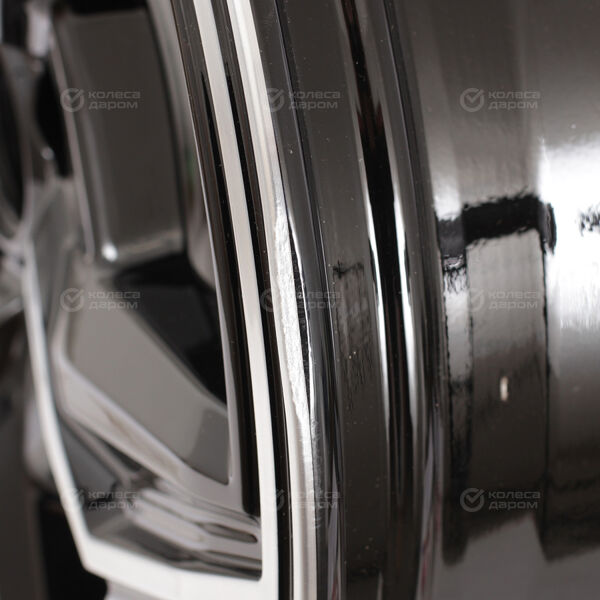 Колесный диск КиК Кайан  7.5xR18 5x108 ET33 DIA67.1 (уценка) чёрный с полированной лицевой частью в Калуге
