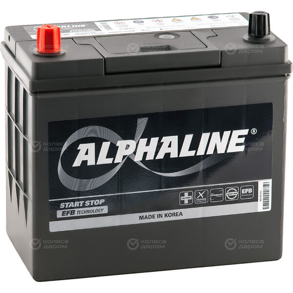 Автомобильный аккумулятор Alphaline Standard 52 Ач прямая полярность B24R в Отрадном