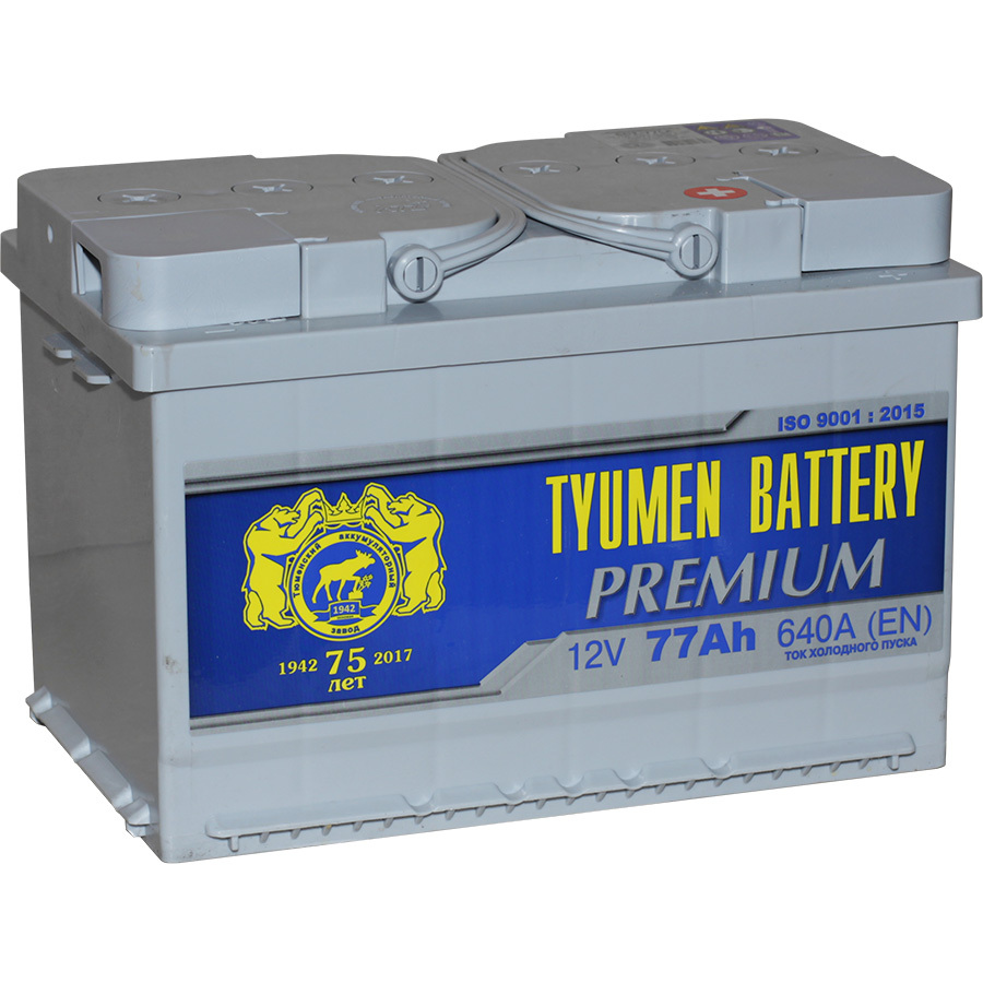 Автомобильный аккумулятор Tyumen Battery Premium 77 Ач обратная полярность L3 Вид №1