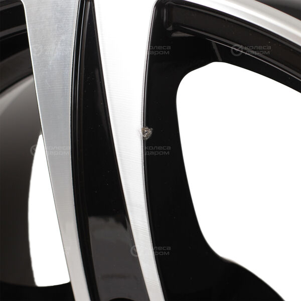 Колесный диск СКАД Сакура  6.5xR15 5x100 ET43 DIA54.1 (уценка) глянцевый черный с полированной лицевой частью в Дюртюли