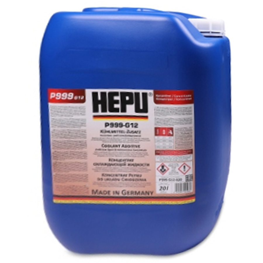 Hepu Антифриз Концентрат Hepu G12 красный 20л