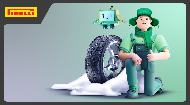Бесплатный шиномонтаж при покупке комплекта шин Pirelli