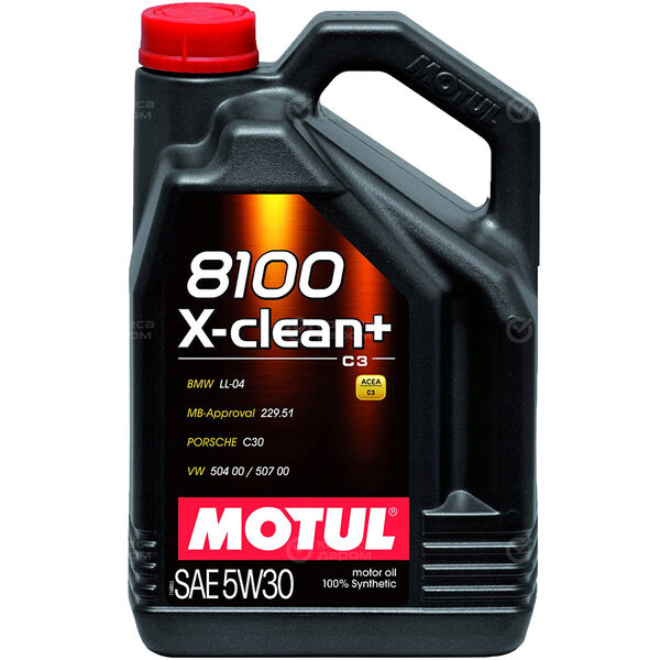 Моторное масло Motul 8100 X-clean 5W-30, 4 л в Нефтеюганске