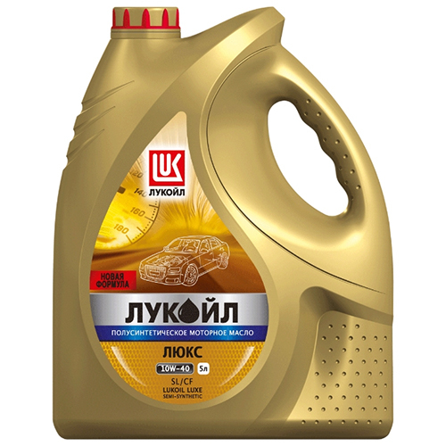 цена Lukoil Моторное масло Lukoil Люкс 10W-40, 5 л