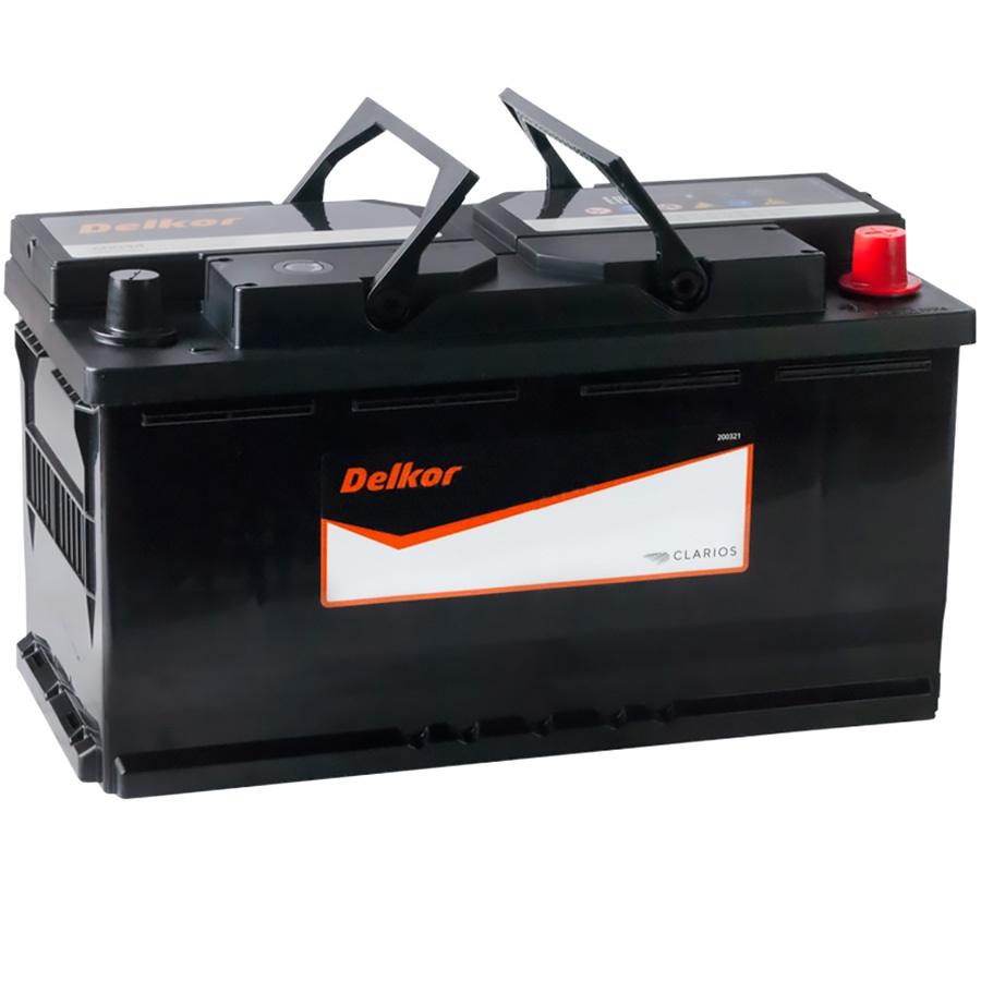 Delkor Автомобильный аккумулятор Delkor 100 Ач обратная полярность L5 delkor автомобильный аккумулятор delkor 58 ач обратная полярность b24l