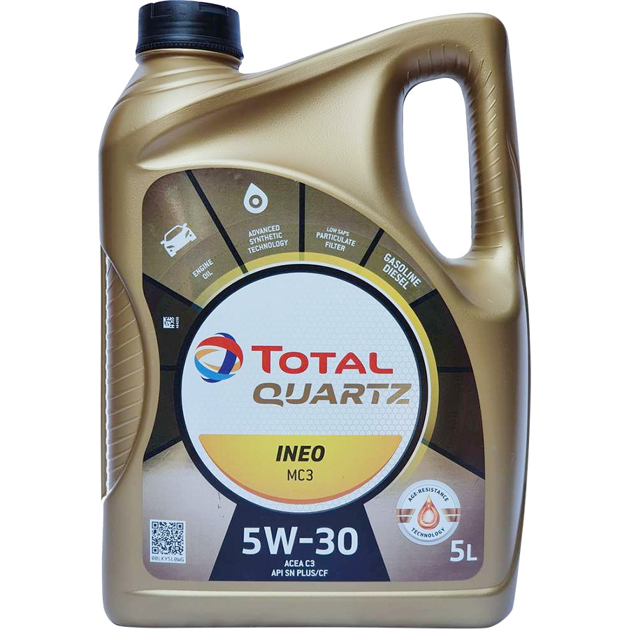 Моторное масло Total QUARTZ INEO MC3 5W-30, 5 л