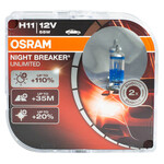 Лампа OSRAM Night Breaker Unlimited - H11-55 Вт-3800К, 2 шт.
