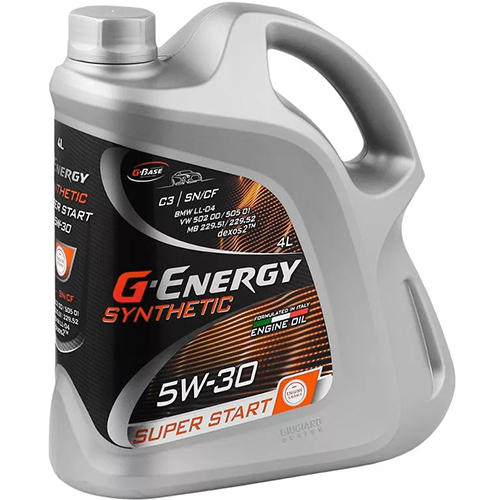 G-Energy Моторное масло G-Energy Synthetic Super Start 5W-30, 4 л масло моторное g energy synthetic fareast 5w 30 1л