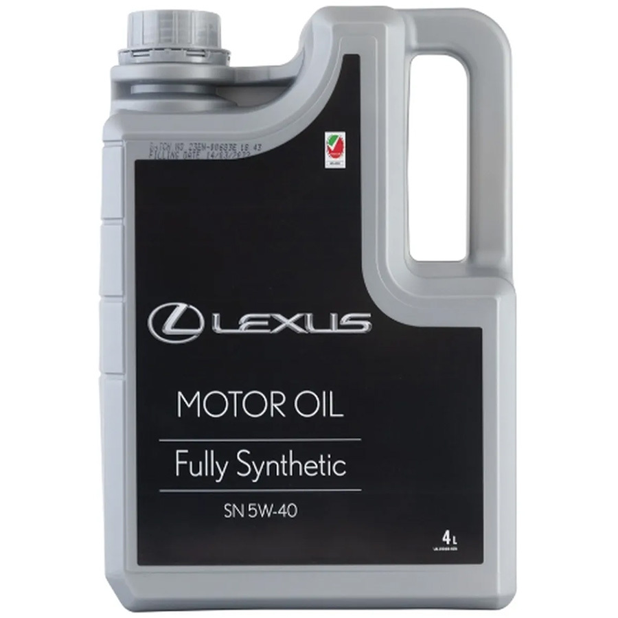 Моторное масло Lexus Genuine Motor Oil 5W-40, 4 л