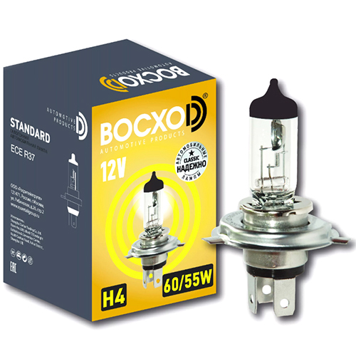 Автолампа BocxoD Лампа BocxoD Original - H4-60/55 Вт-3200К, 1 шт.