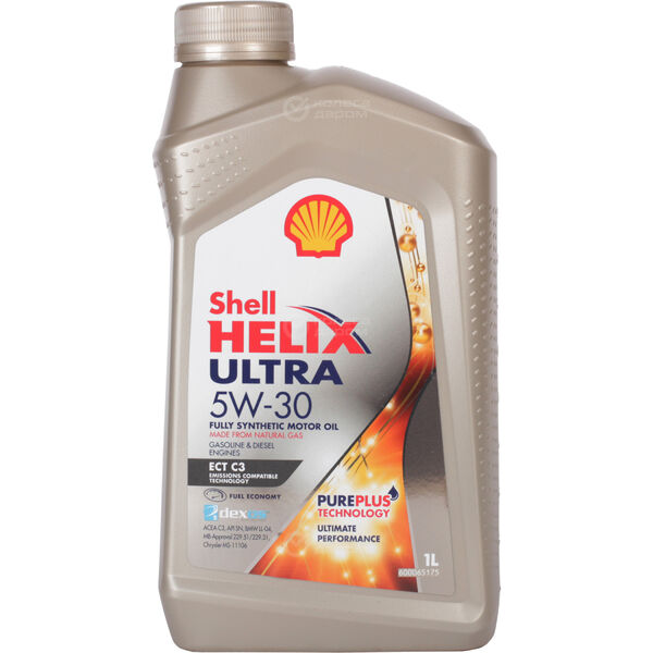 Моторное масло Shell Helix Ultra ECT С3 5W-30, 1 л в Ноябрьске